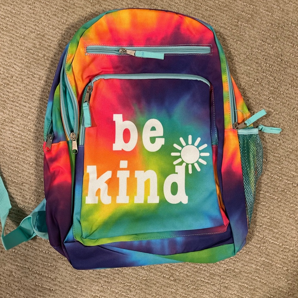 NEW! Be Kind Tie-Dye Kids Backpack
